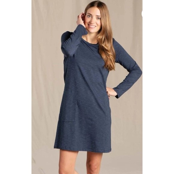 Toad&Co Dresses & Skirts - TOAD & CO Windmere II Long Sleeve Organic Cotton Dress
